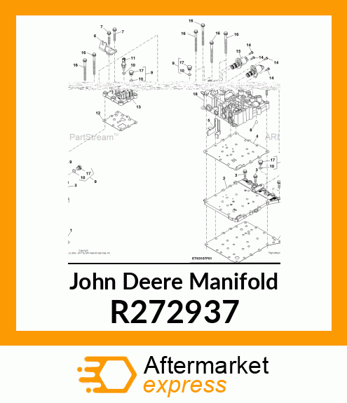 MANIFOLD, MANIFOLD, TRASNSMISSION C R272937