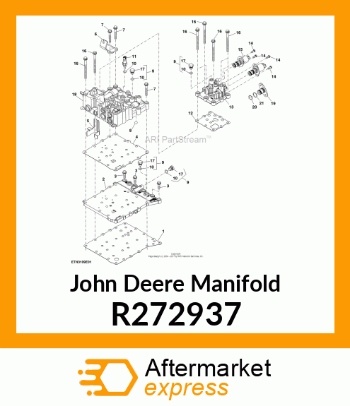 MANIFOLD, MANIFOLD, TRASNSMISSION C R272937