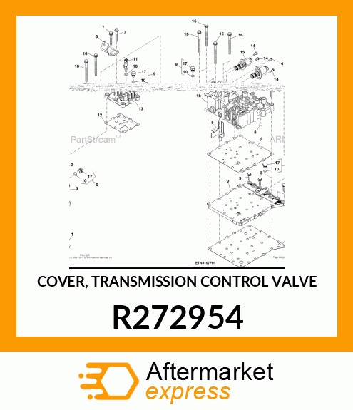 COVER, TRANSMISSION CONTROL VALVE R272954