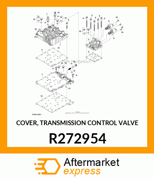 COVER, TRANSMISSION CONTROL VALVE R272954