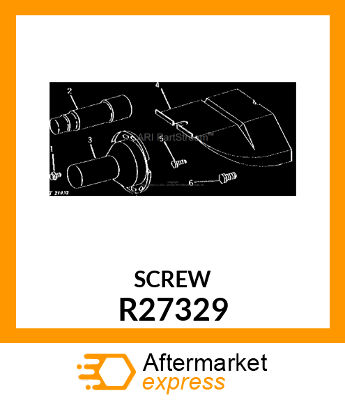 SCREW,SPECIAL DRIVE R27329