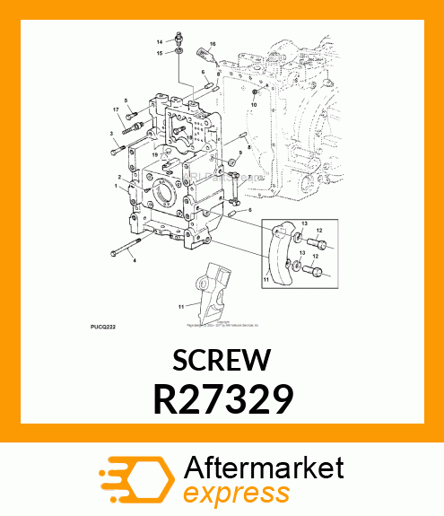 SCREW,SPECIAL DRIVE R27329