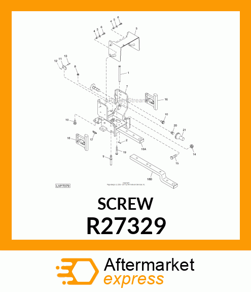 SCREW,SPECIAL DRIVE R27329