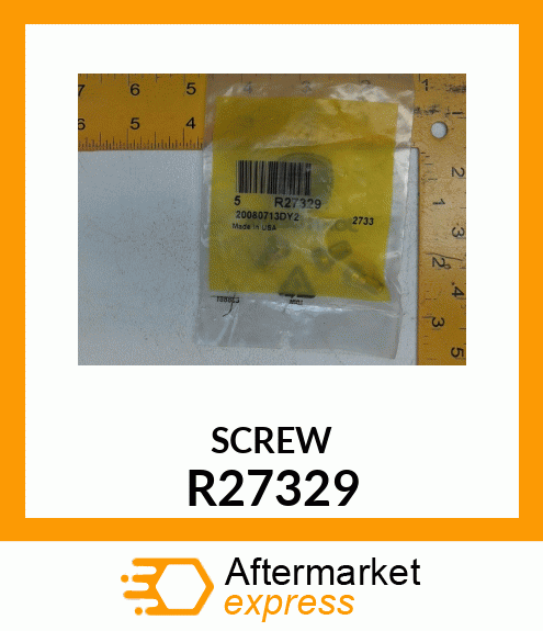 SCREW,SPECIAL DRIVE R27329