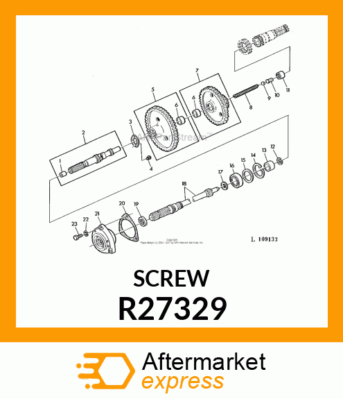 SCREW,SPECIAL DRIVE R27329