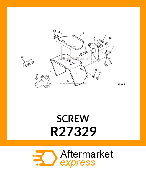 SCREW,SPECIAL DRIVE R27329