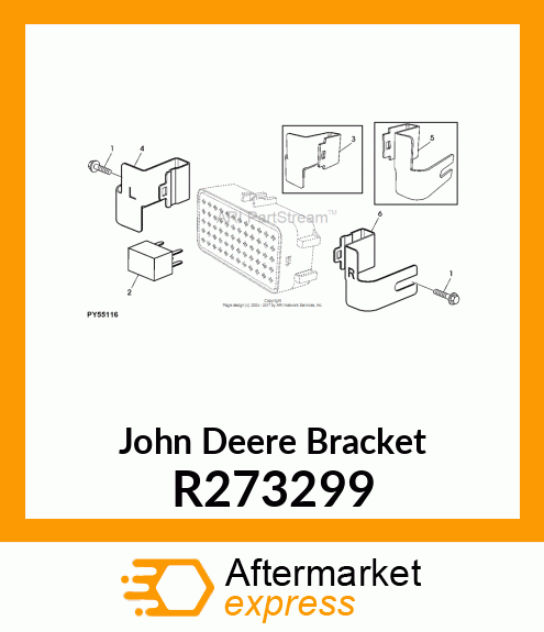 BRACKET, FUSE BOX MOUNTING R273299