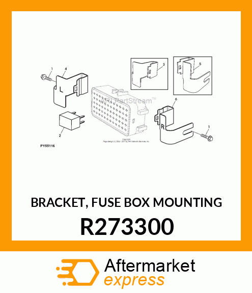 BRACKET, FUSE BOX MOUNTING R273300