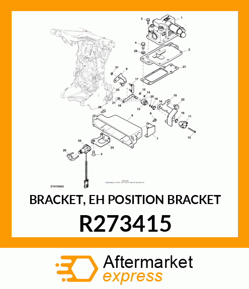 BRACKET, EH POSITION BRACKET R273415