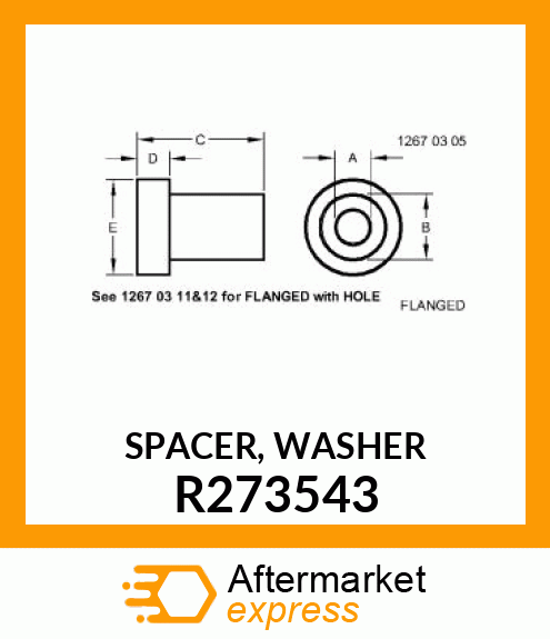 SPACER, WASHER R273543