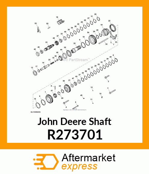 SHAFT, OUTPUT, PTO W/ WEO R273701