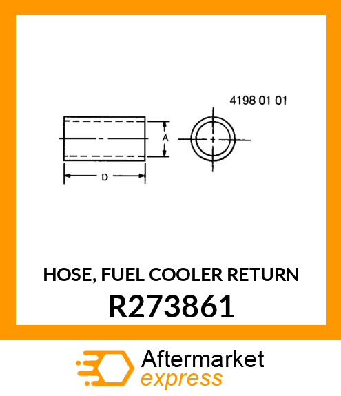 HOSE, FUEL COOLER RETURN R273861