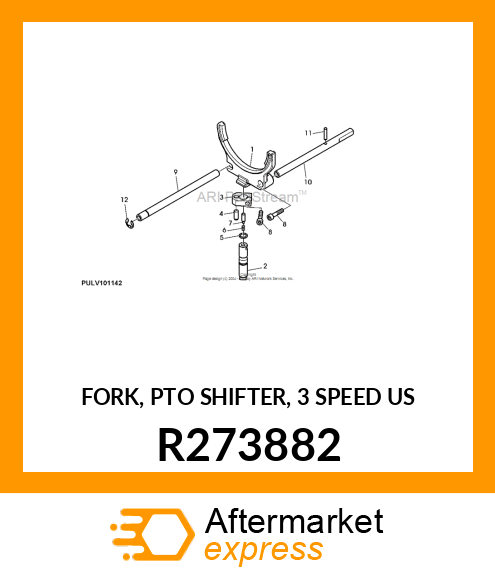 FORK, PTO SHIFTER, 3 SPEED US R273882