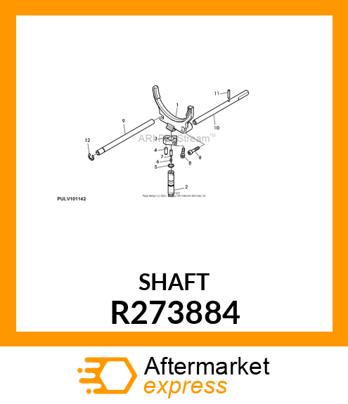 SHAFT, PTO SHIFTER R273884