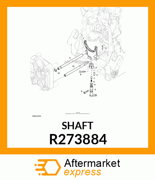 SHAFT, PTO SHIFTER R273884