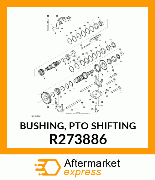 BUSHING, PTO SHIFTING R273886