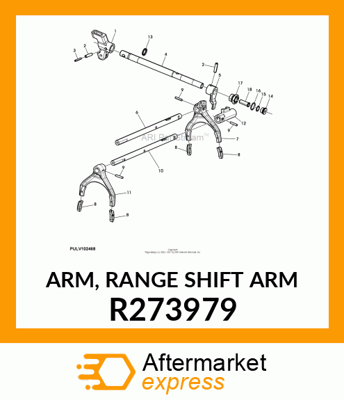 ARM, RANGE SHIFT ARM R273979