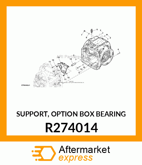 SUPPORT, OPTION BOX BEARING R274014