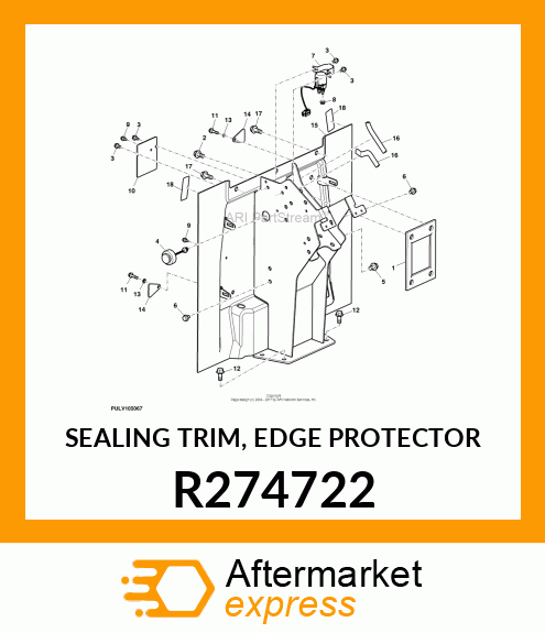 SEALING TRIM, EDGE PROTECTOR R274722