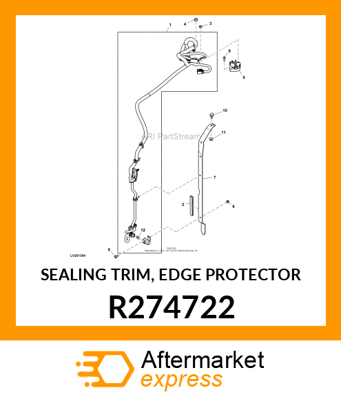 SEALING TRIM, EDGE PROTECTOR R274722