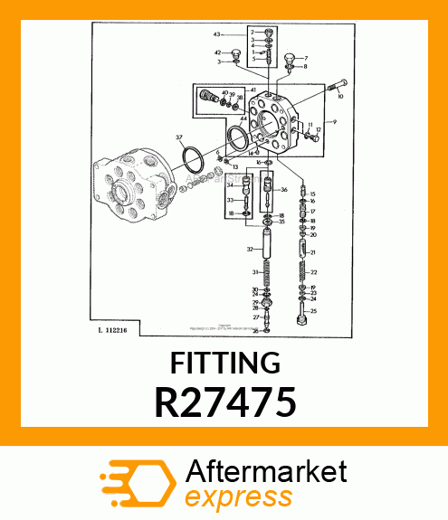 BUSHING,ADJUSTING SCREW R27475