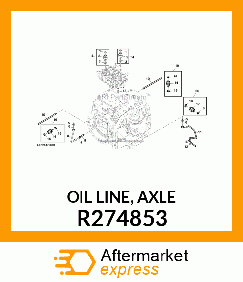 OIL LINE, AXLE R274853