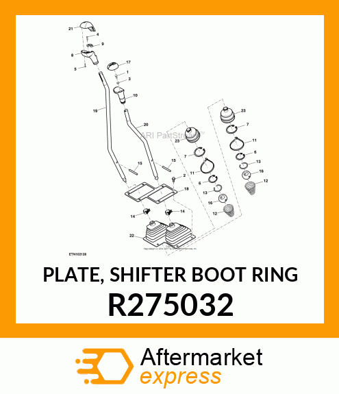 PLATE, SHIFTER BOOT RING R275032