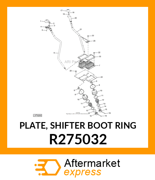 PLATE, SHIFTER BOOT RING R275032