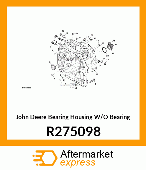 BEARING HOUSING W/O BEARING, MFWD I R275098