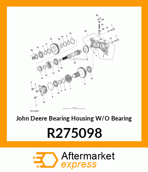 BEARING HOUSING W/O BEARING, MFWD I R275098