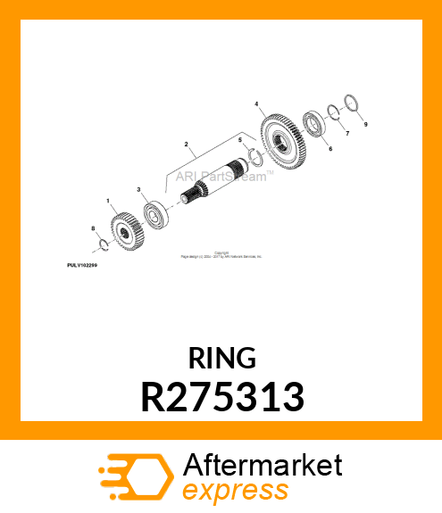 SNAP RING, SNAP RING, EXTERNAL R275313