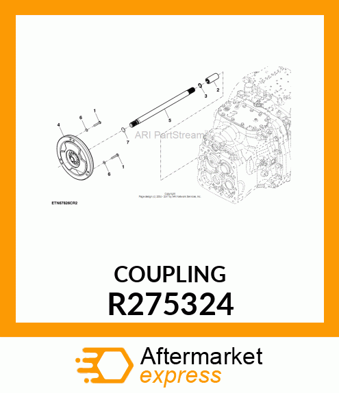 SPLINED COUPLING, SPLINED COUPLING, R275324