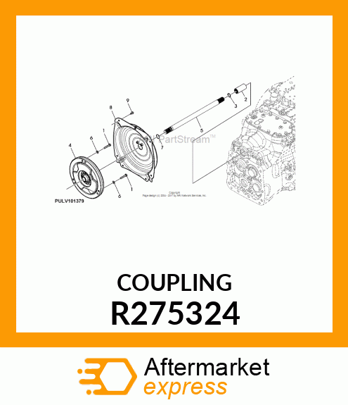 SPLINED COUPLING, SPLINED COUPLING, R275324