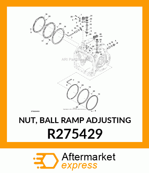 NUT, BALL RAMP ADJUSTING R275429