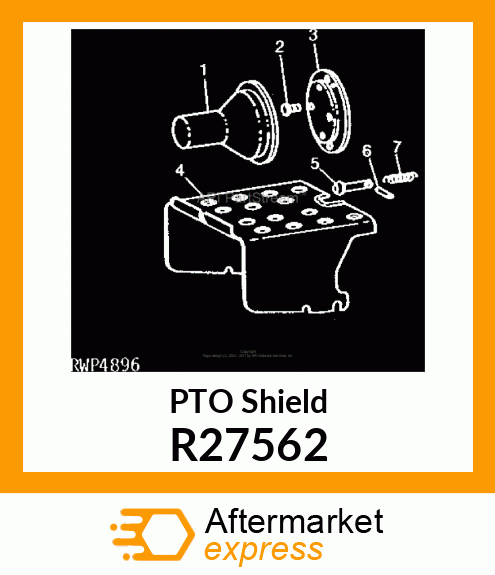 SHIELD,POWER SHAFT MASTER R27562