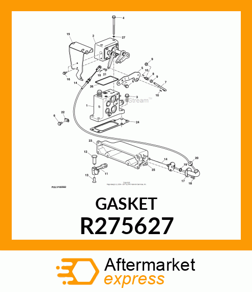 GASKET, HITCH VALVE GASKET R275627