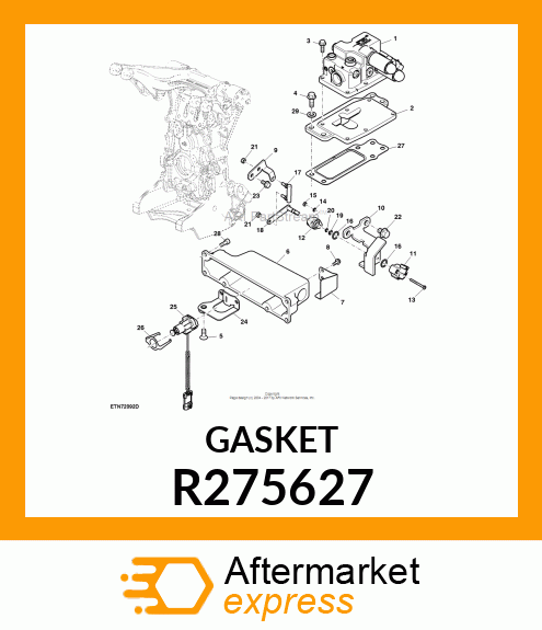 GASKET, HITCH VALVE GASKET R275627