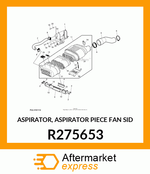 ASPIRATOR, ASPIRATOR PIECE FAN SID R275653