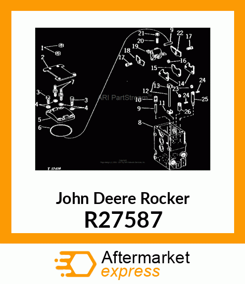 ROCKER,SELECTIVE CONTROL VALVE R27587