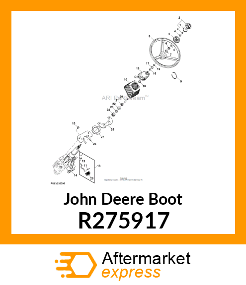 BOOT, BOOT, STEERING COLUMN R275917