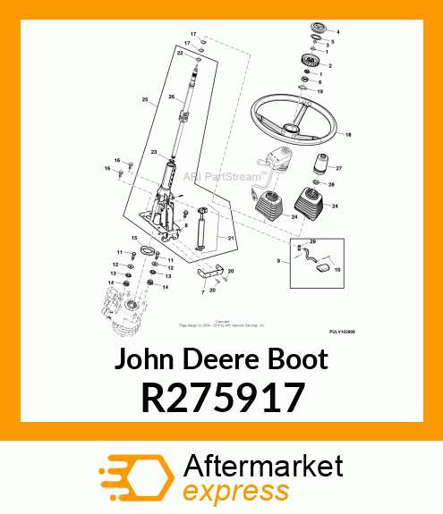 BOOT, BOOT, STEERING COLUMN R275917