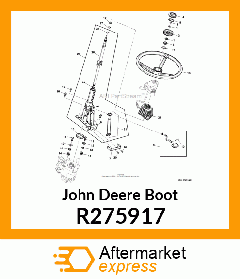 BOOT, BOOT, STEERING COLUMN R275917