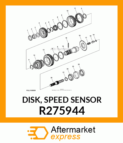 DISK, SPEED SENSOR R275944