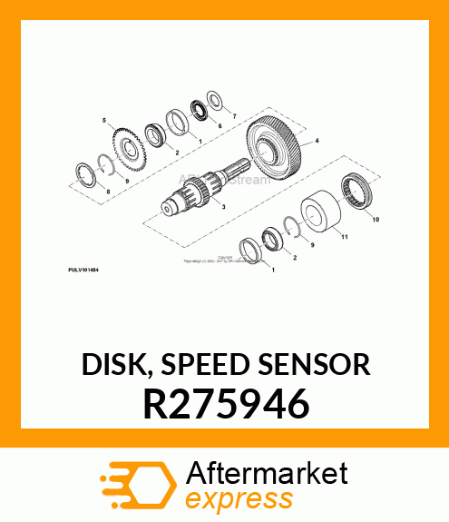 DISK, SPEED SENSOR R275946