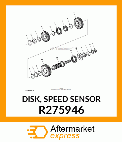 DISK, SPEED SENSOR R275946