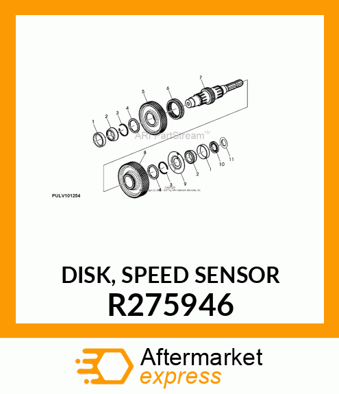 DISK, SPEED SENSOR R275946