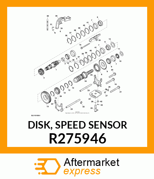 DISK, SPEED SENSOR R275946