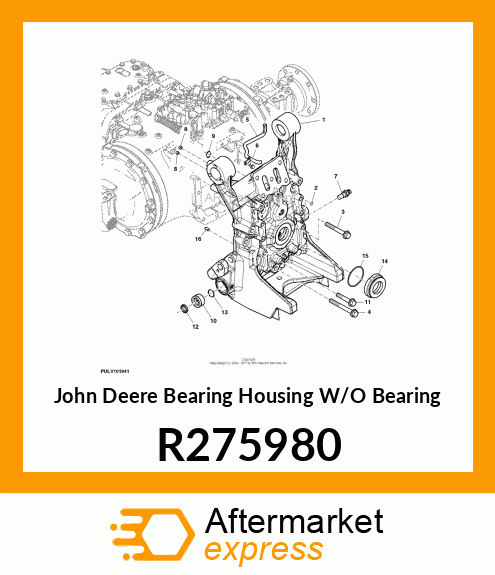 BEARING HOUSING W/O BEARING, QUILL, R275980