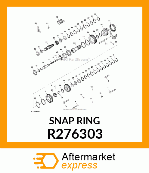 SNAP RING, SNAP RING, INTERNAL, 2.1 R276303