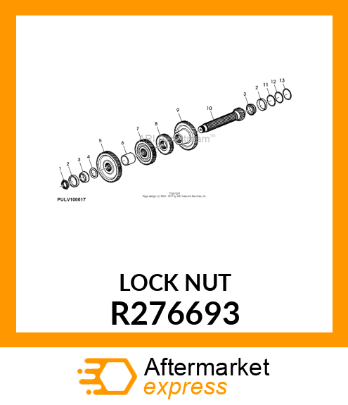 LOCK NUT R276693